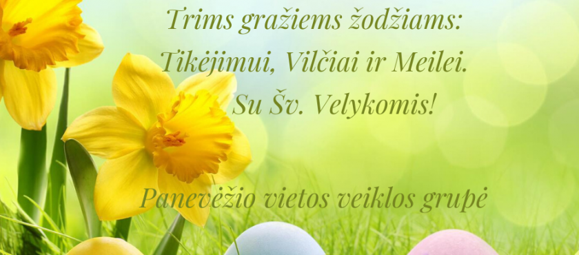 Su Šv. Velykomis!
